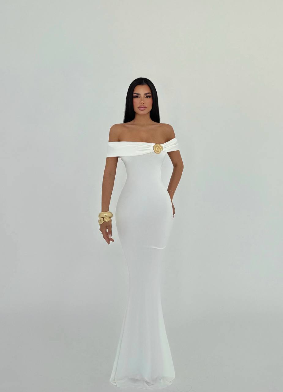 Aelia White Dress