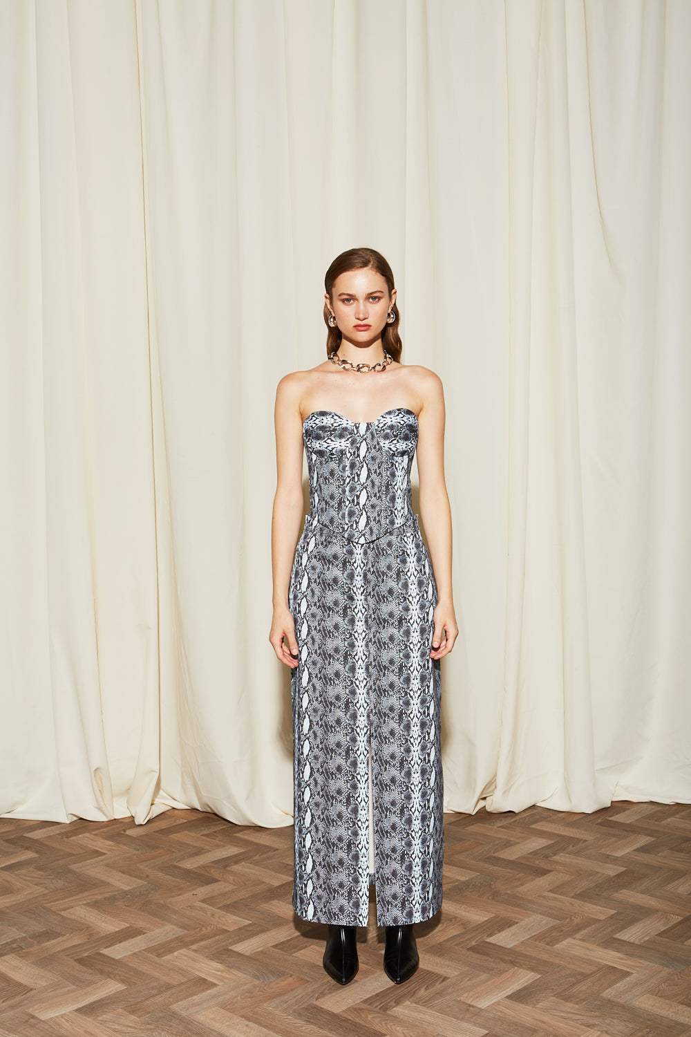 Alina Cotton Printed Skirt