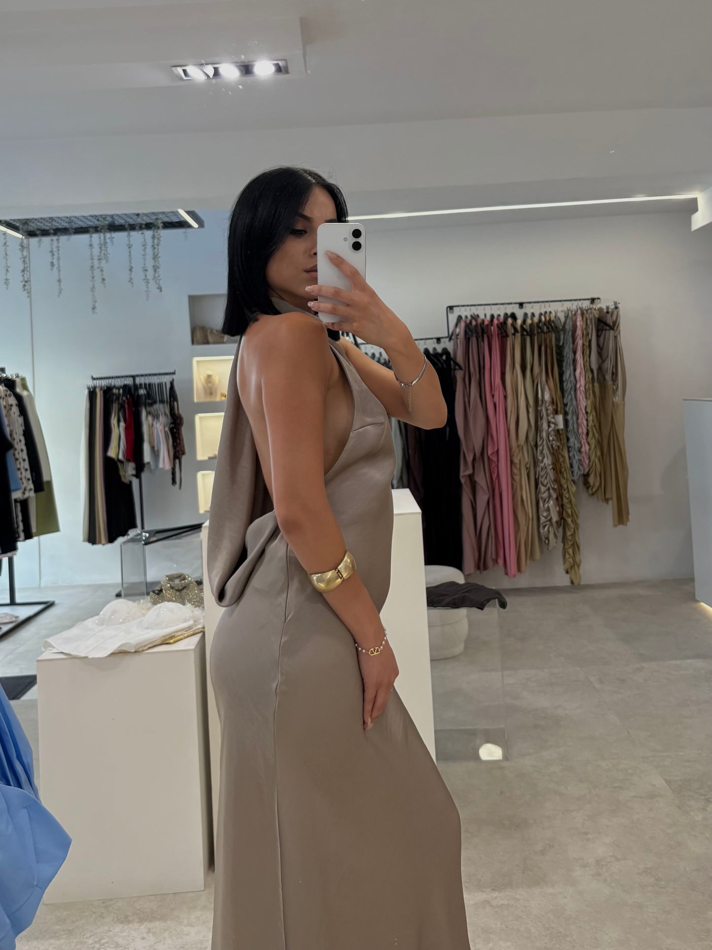 Satin Dress