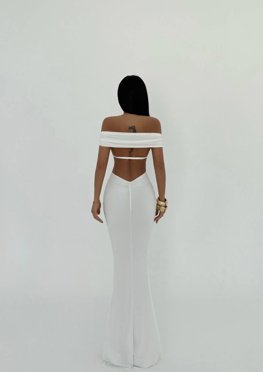 Aelia White Dress