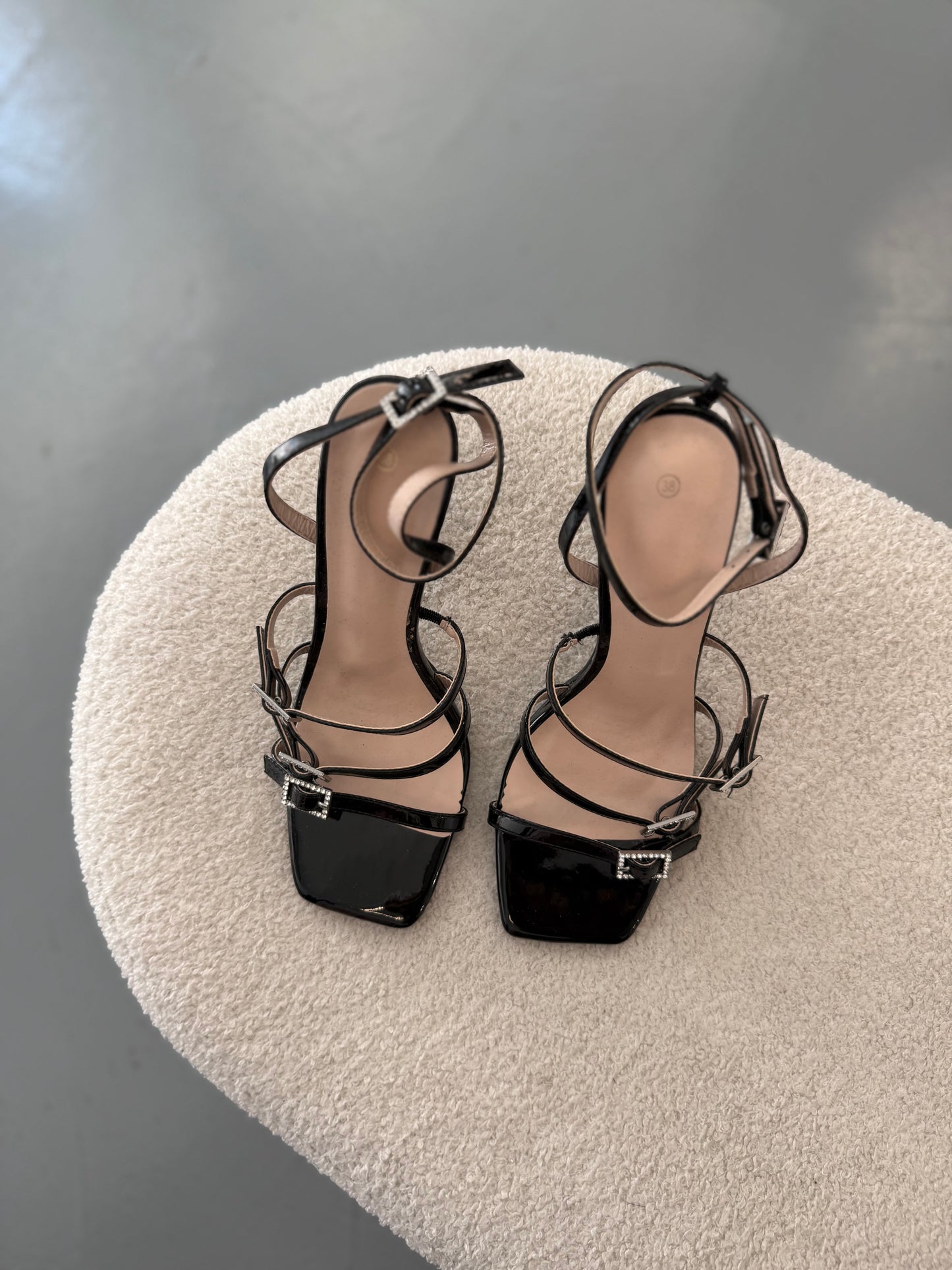 Black Heels With Straps