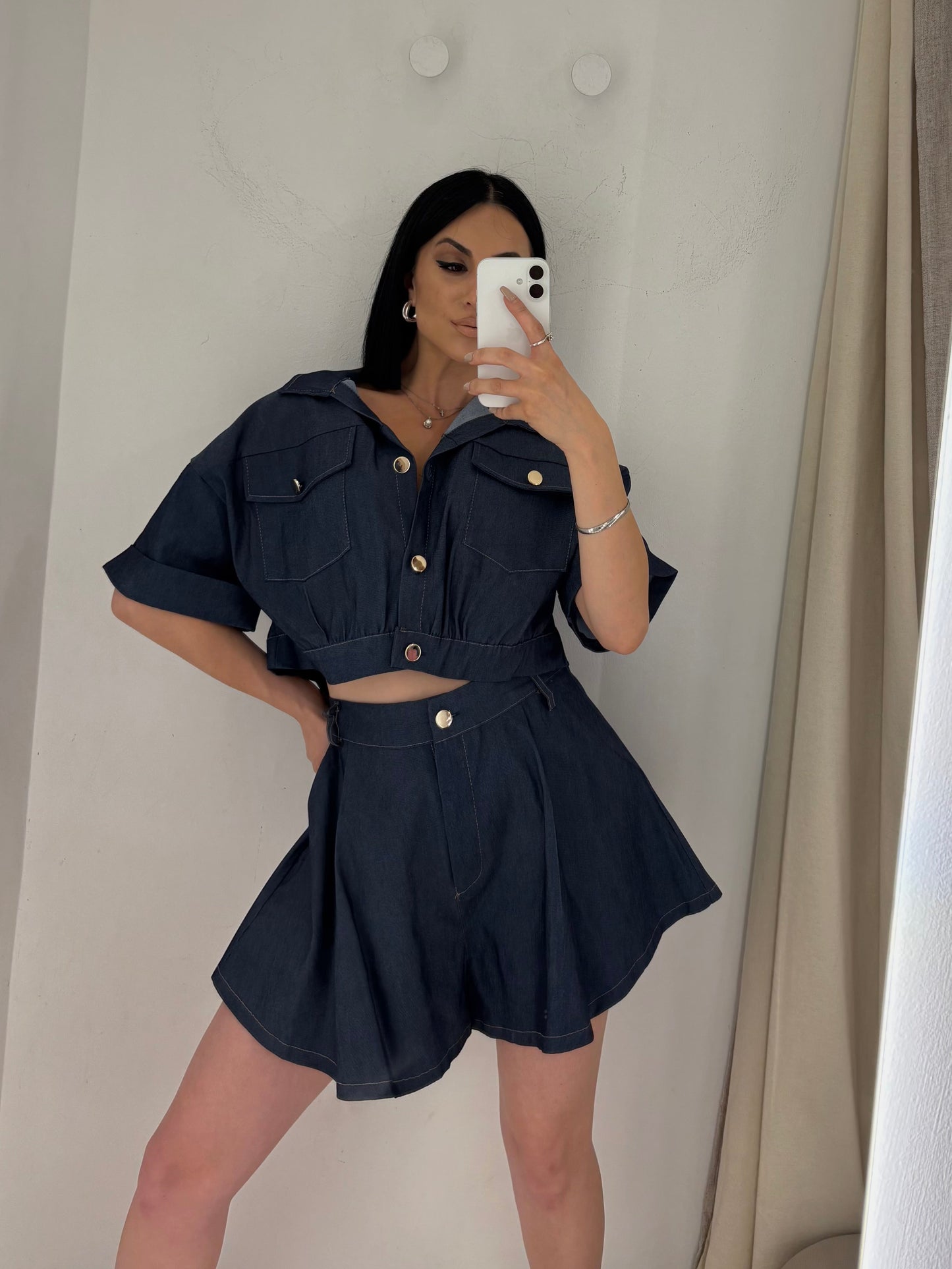 Short Jean Set