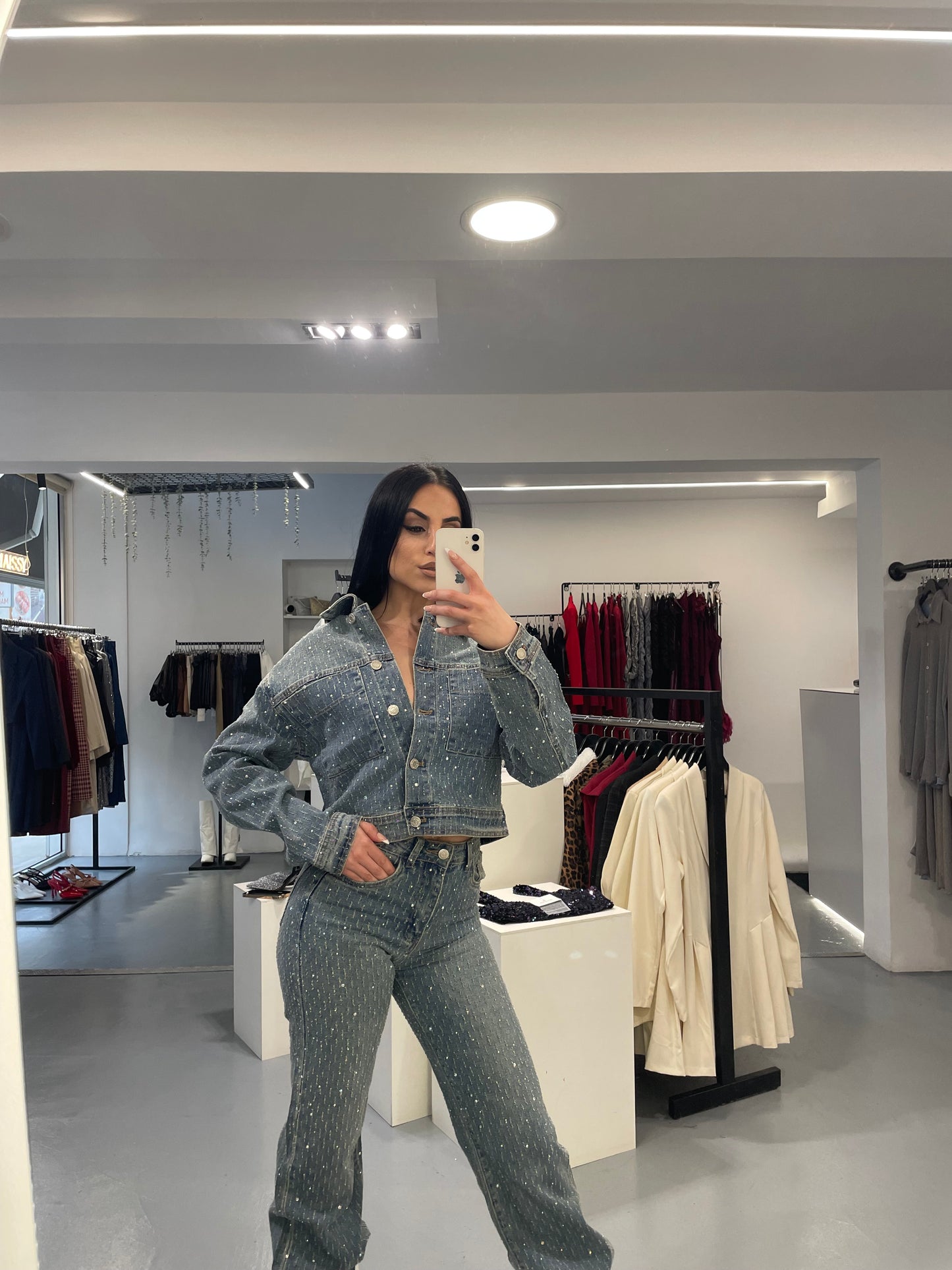 Carmen Diamond Jean Jacket