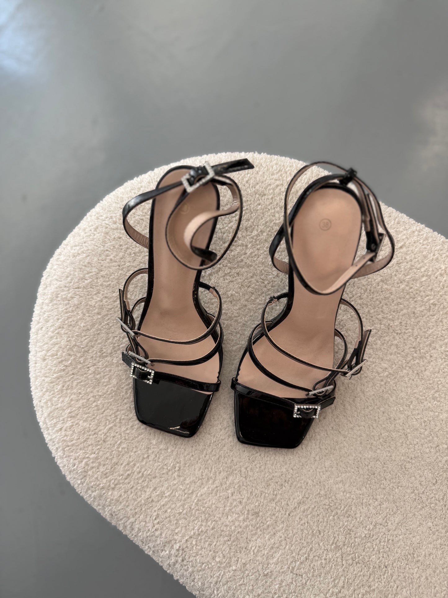 Black Heels With Straps