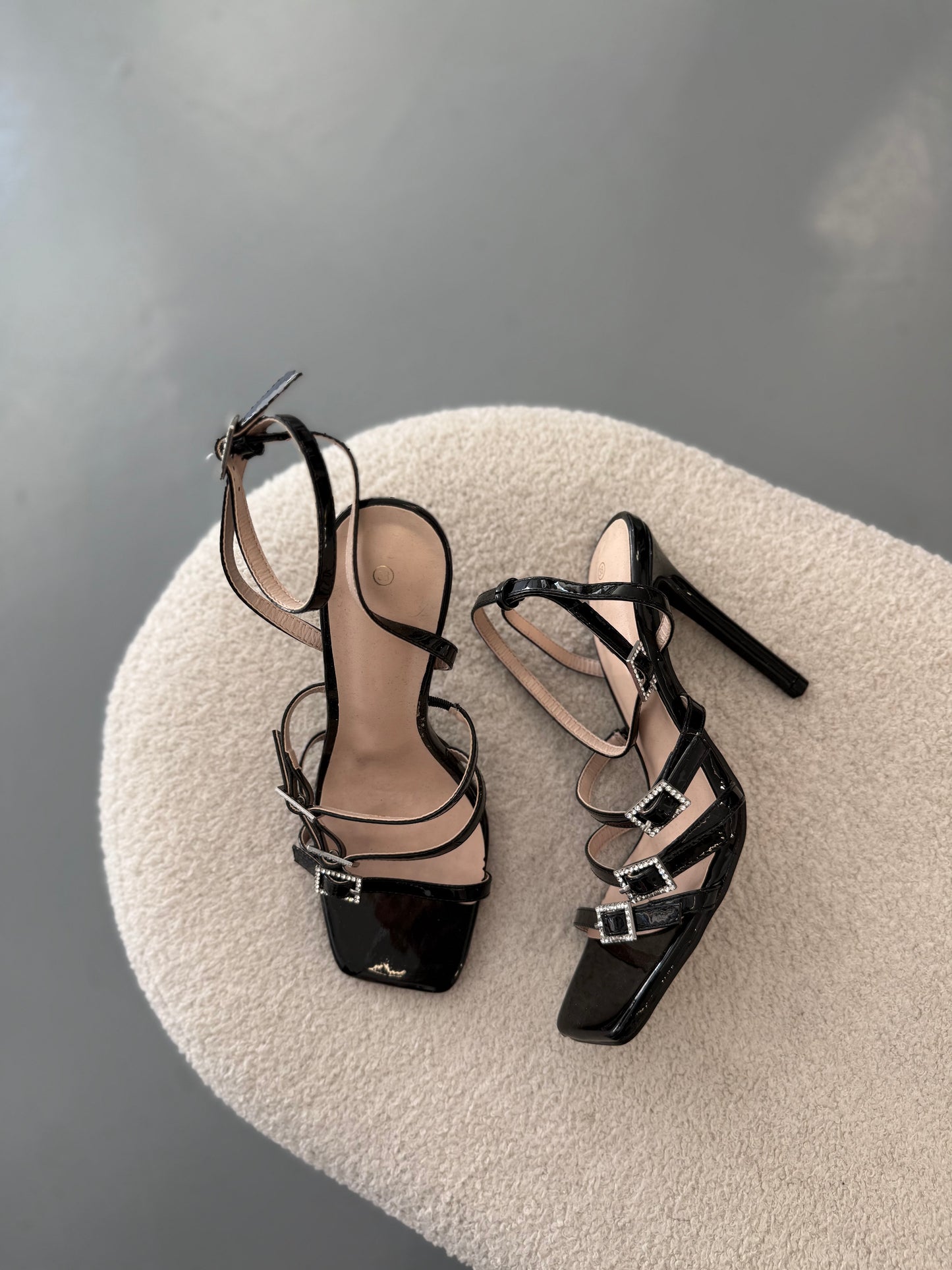 Black Heels With Straps