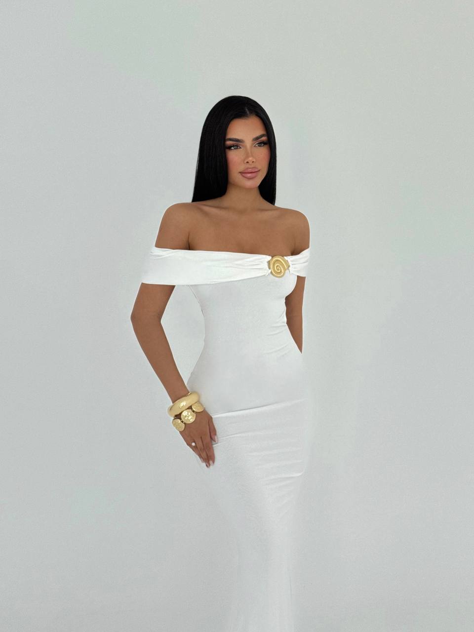 Aelia White Dress