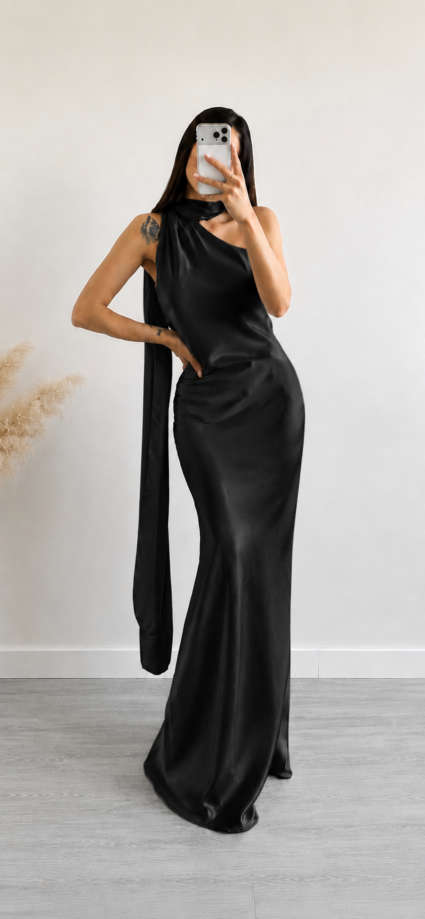 Maxi Satin Dress