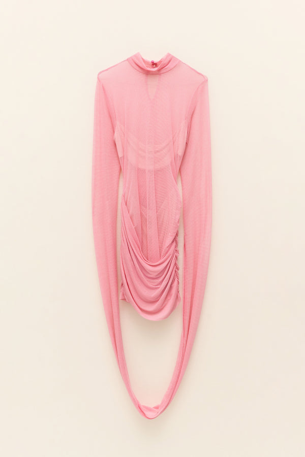 Lumina Mesh Mini Dress