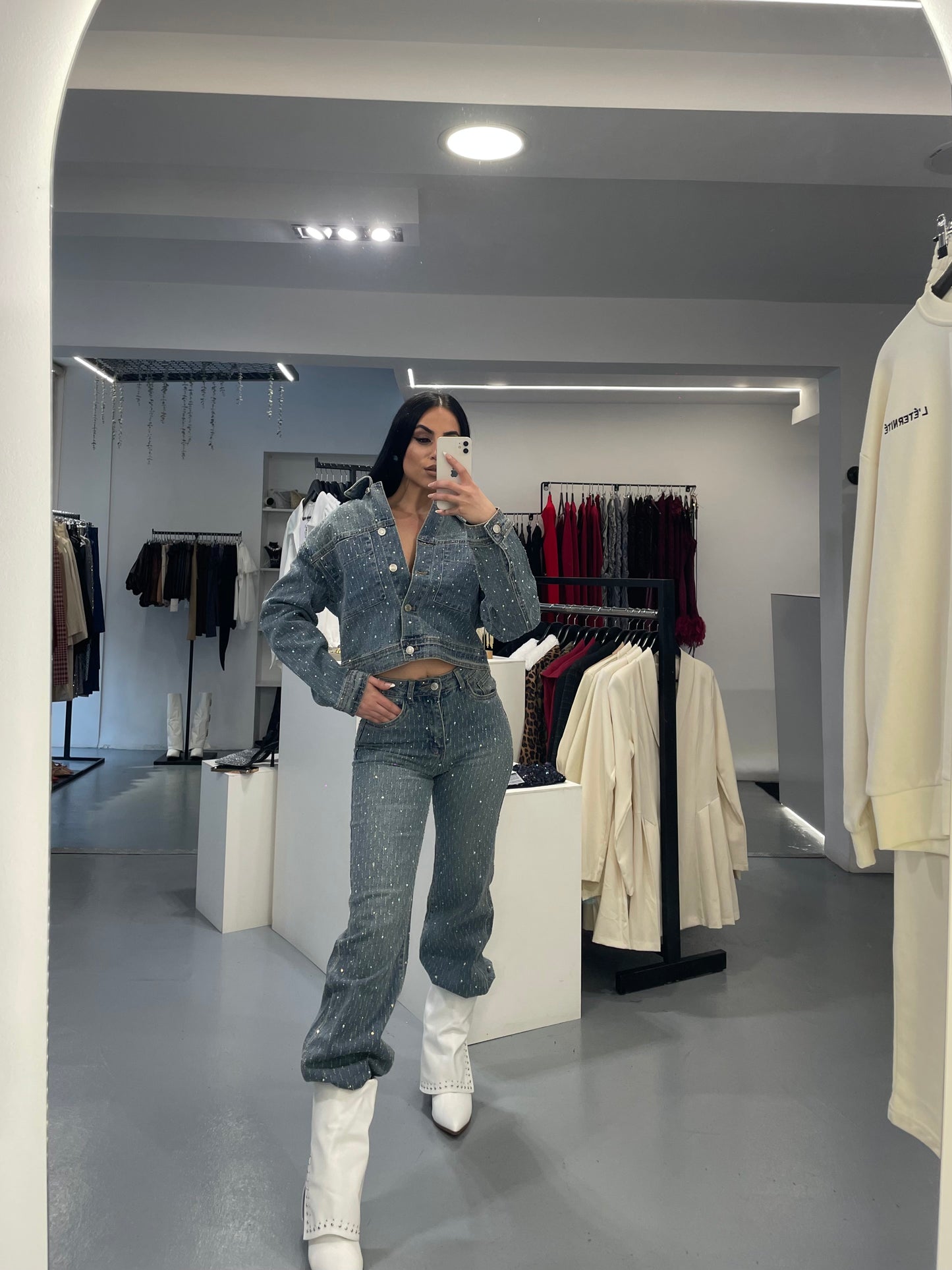 Carmen Diamond Jean Jacket