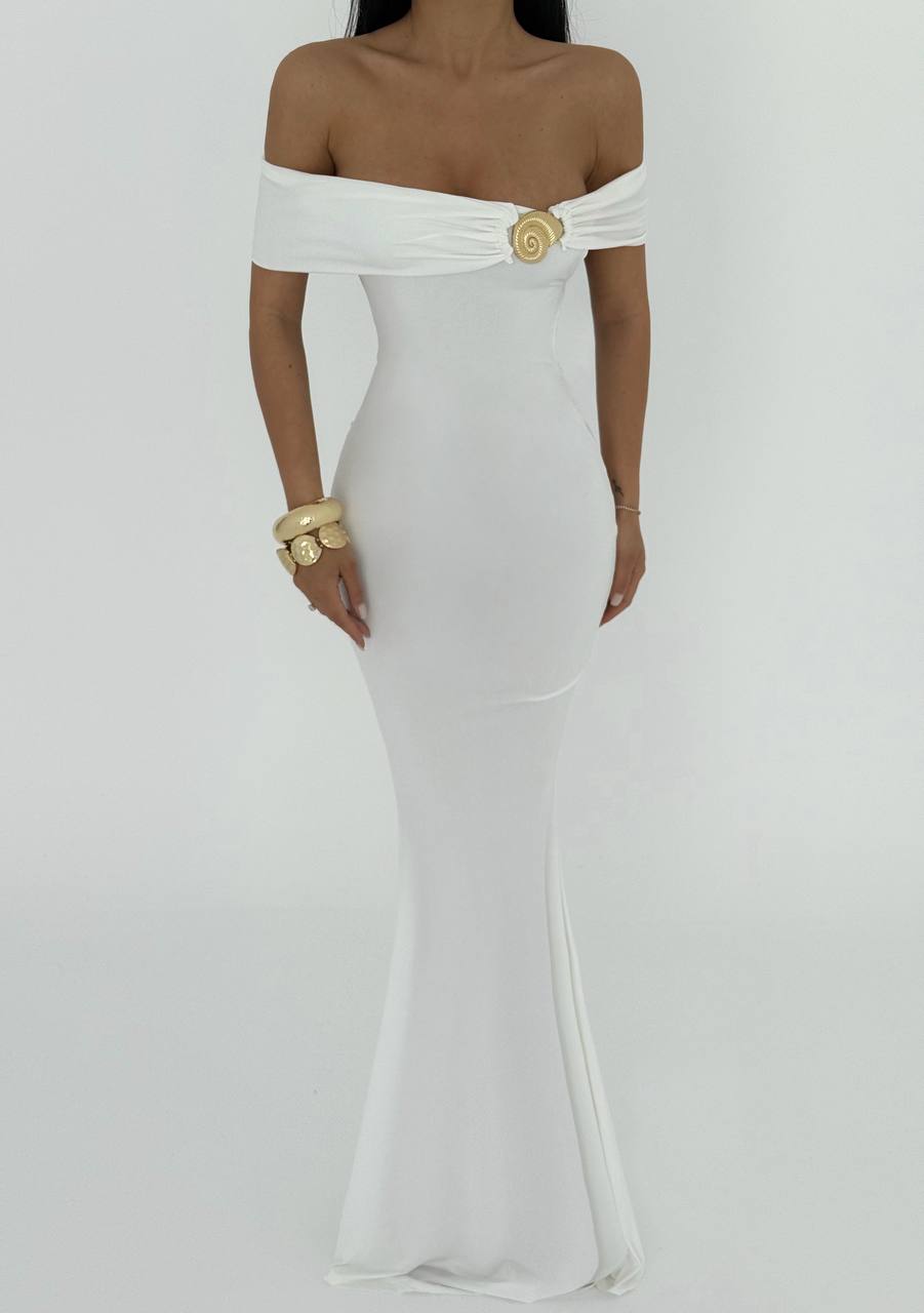 Aelia White Dress