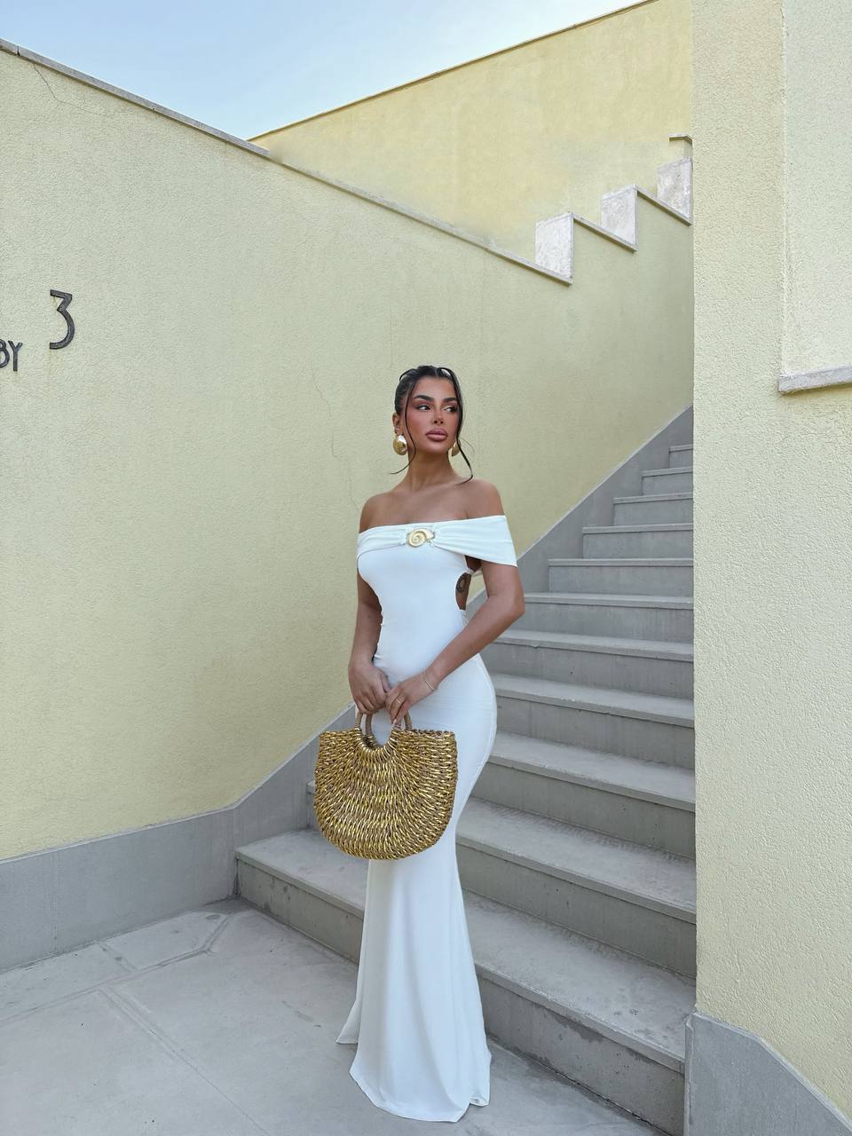 Aelia White Dress
