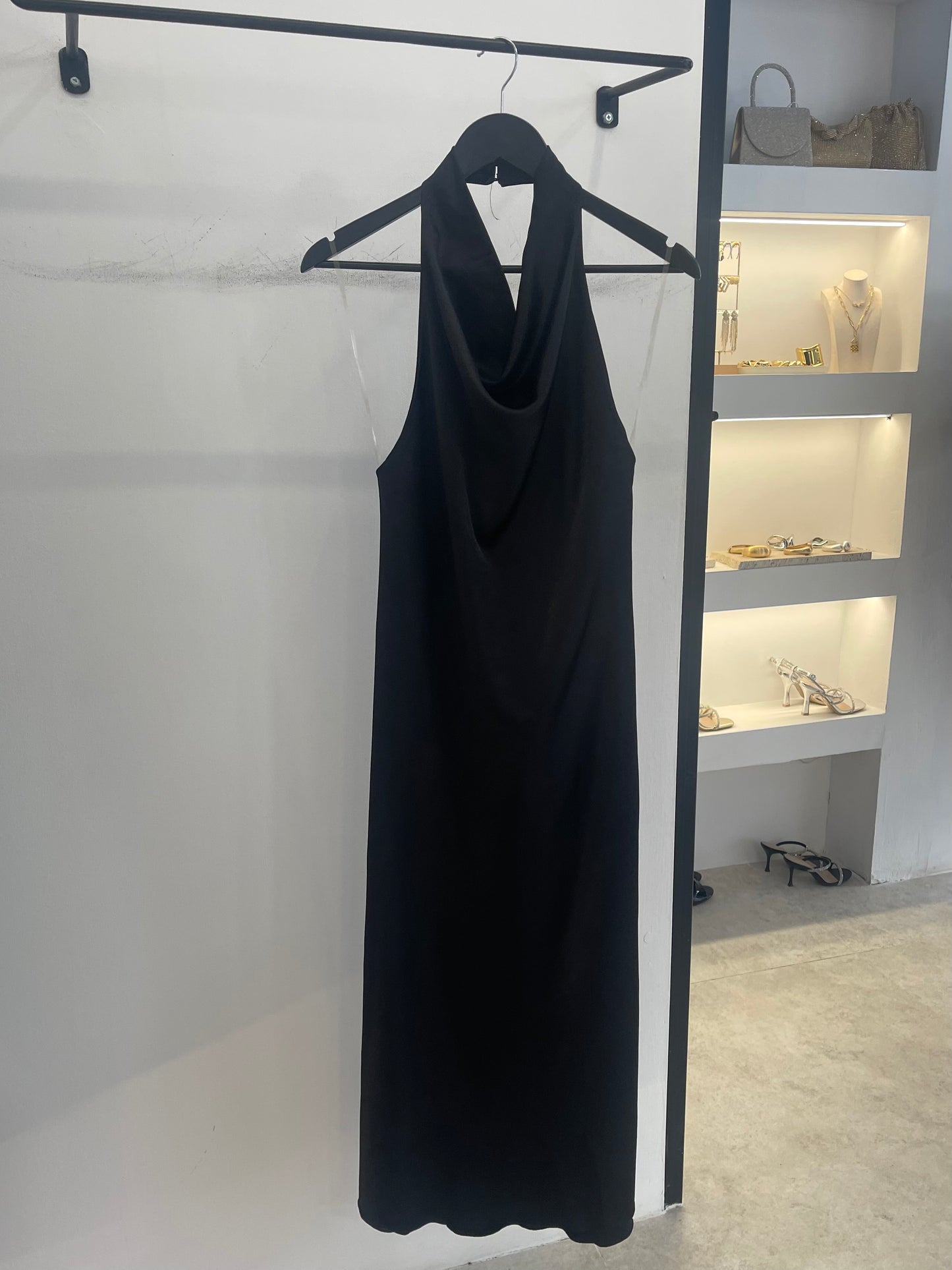 Midi Satin Dress