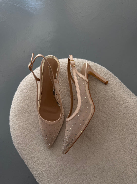 Gold Diamond Heels