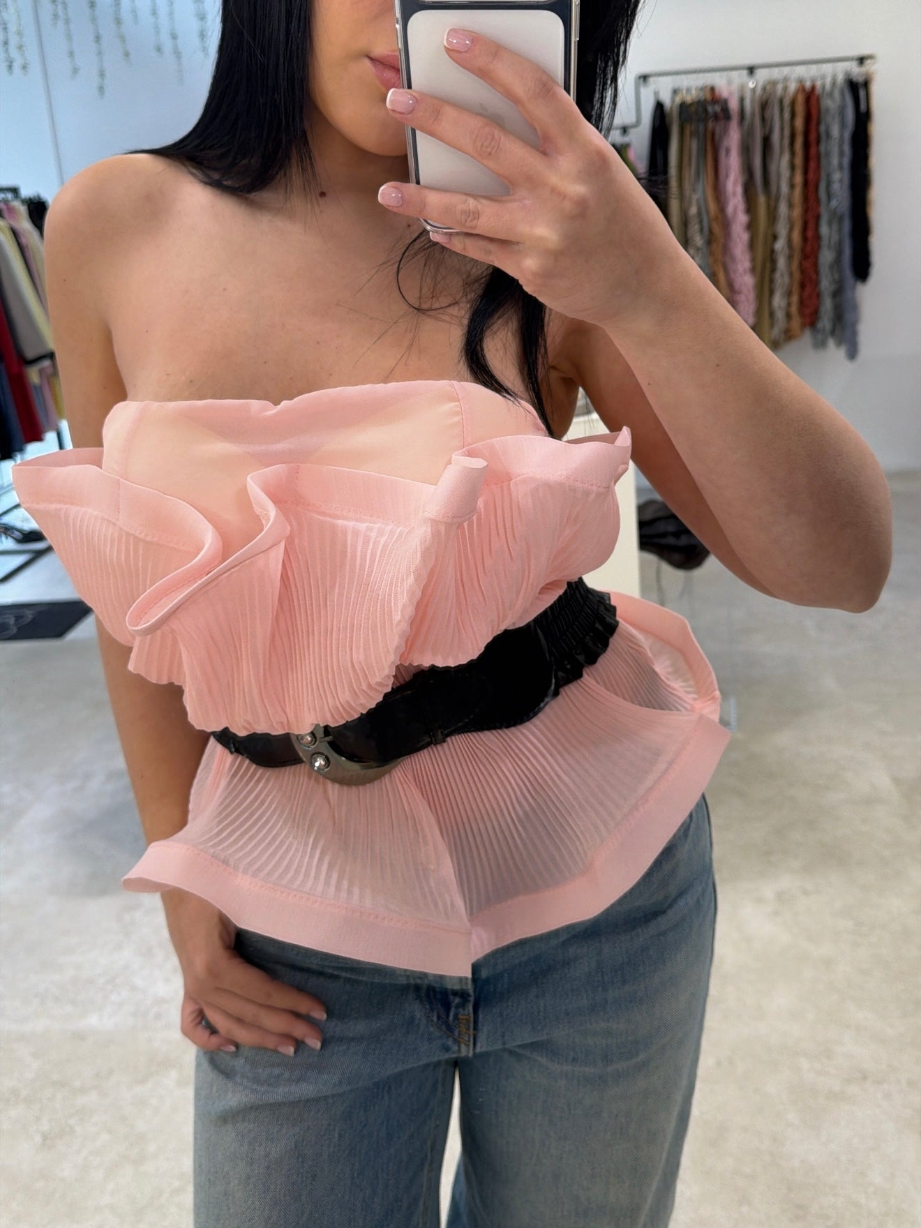 Strapless Top