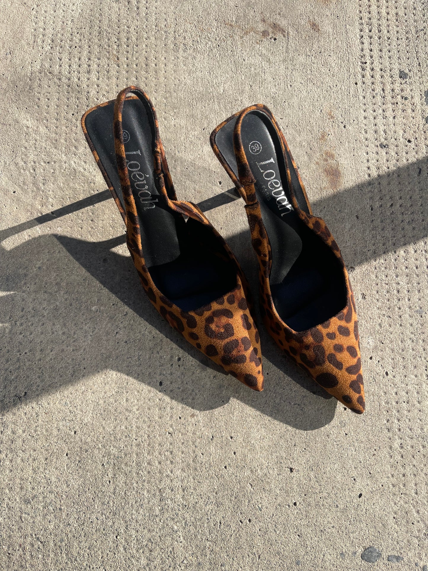 Leopard heels