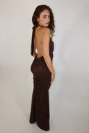 Brown Lace Dress
