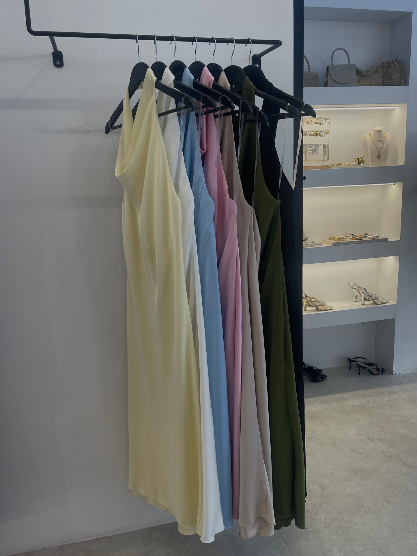 Midi Satin Dress