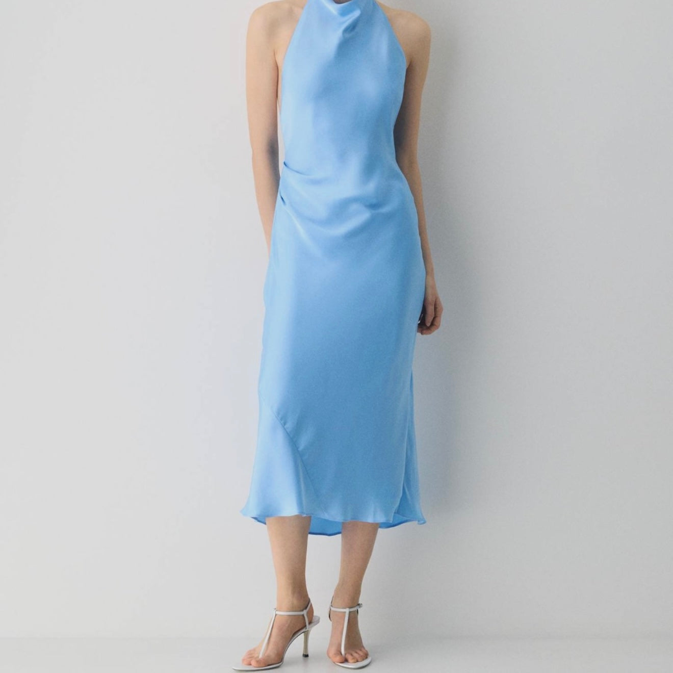 Midi Satin Dress