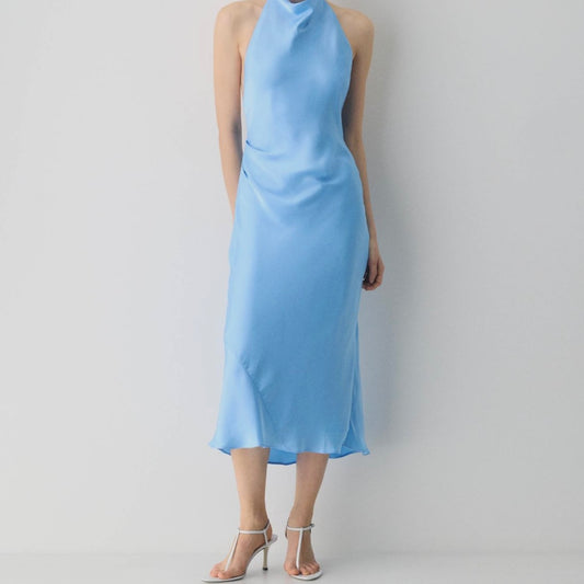Midi Satin Dress