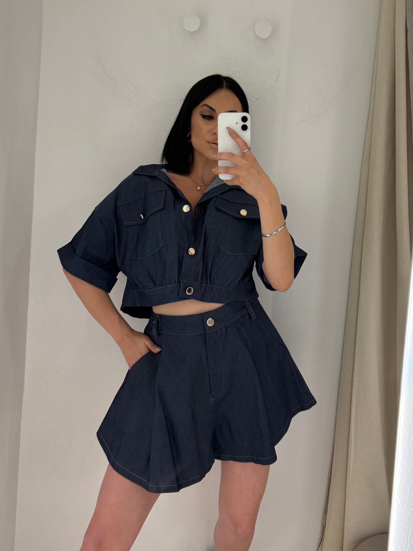 Short Jean Set