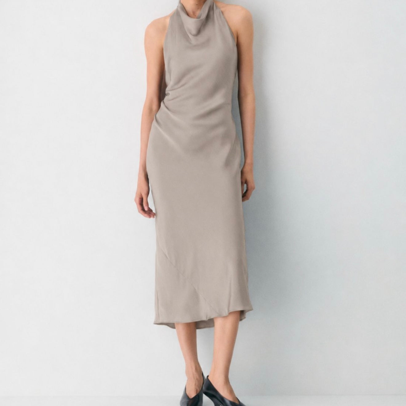Midi Satin Dress
