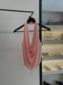 Oval Backless Top