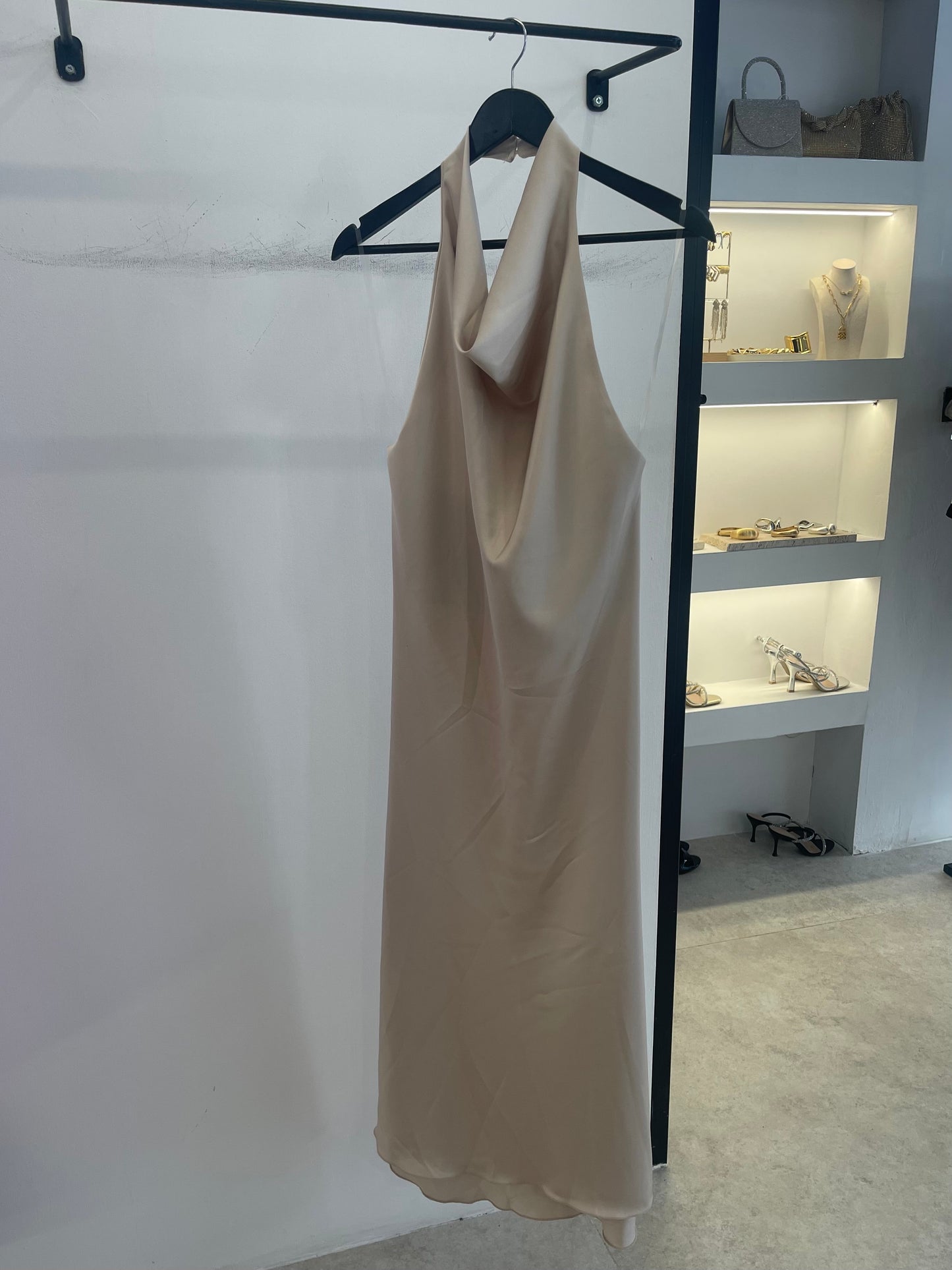 Midi Satin Dress