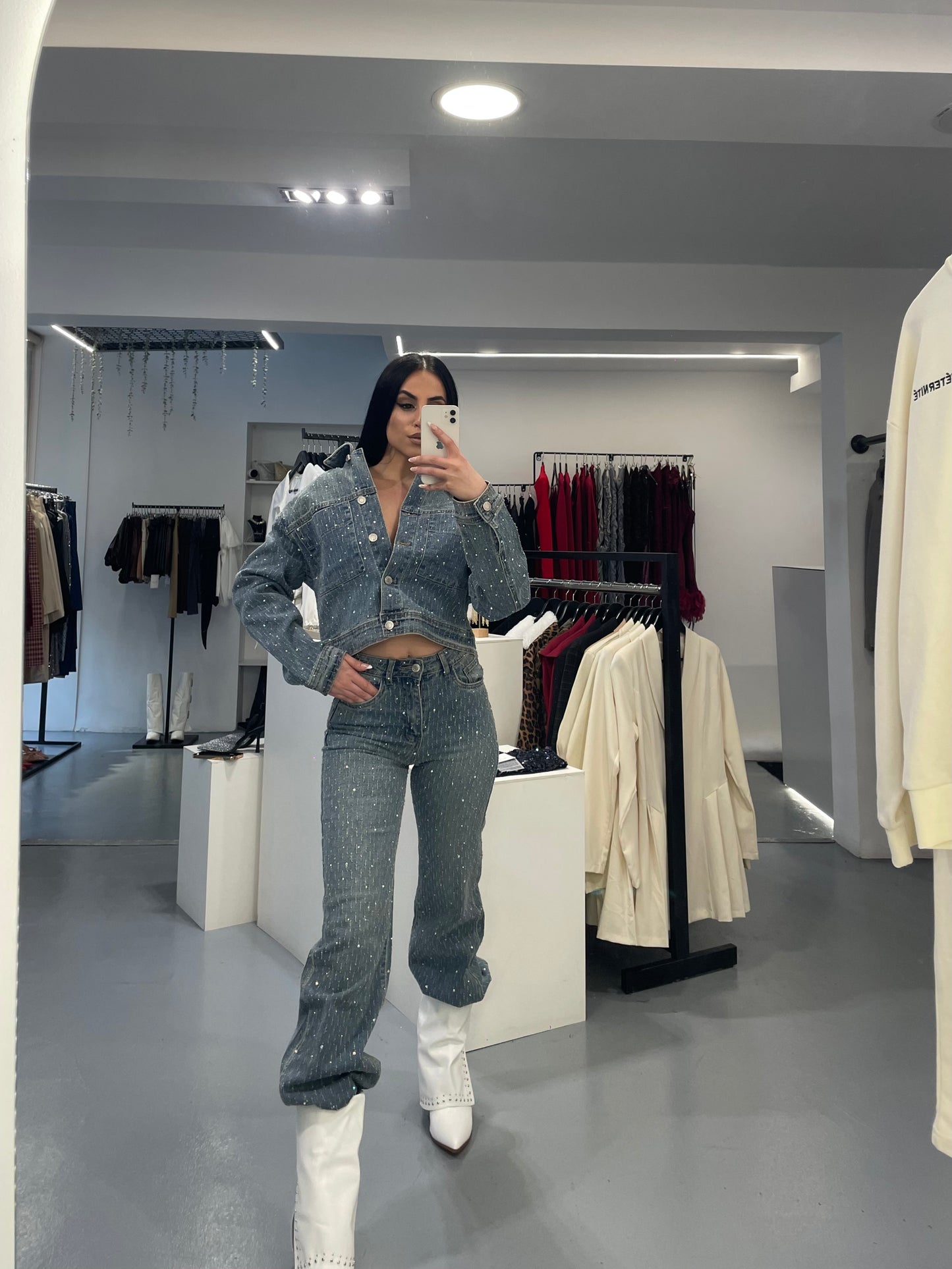 Carmen Diamond Jean Jacket