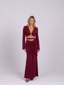 Long Sleeve Skirt Set