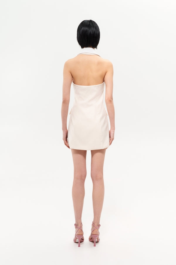 Lumina Beige Vest Dress