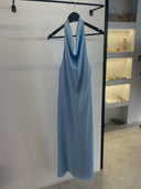 Backless Satin Dress