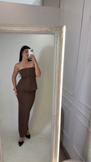 Corset Set Brown