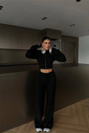 Eva Knitted Set Black
