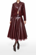 Lumina Leather Skirt
