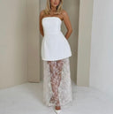 Mini Dress With Lace