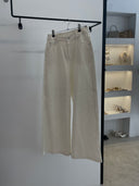 White Jean With Diamonds