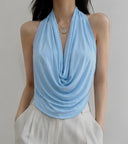 Oval Backless Top