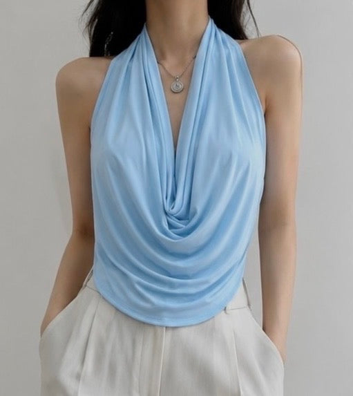 Oval Backless Top