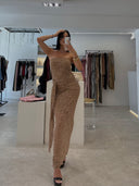 Strapless Lace Dress