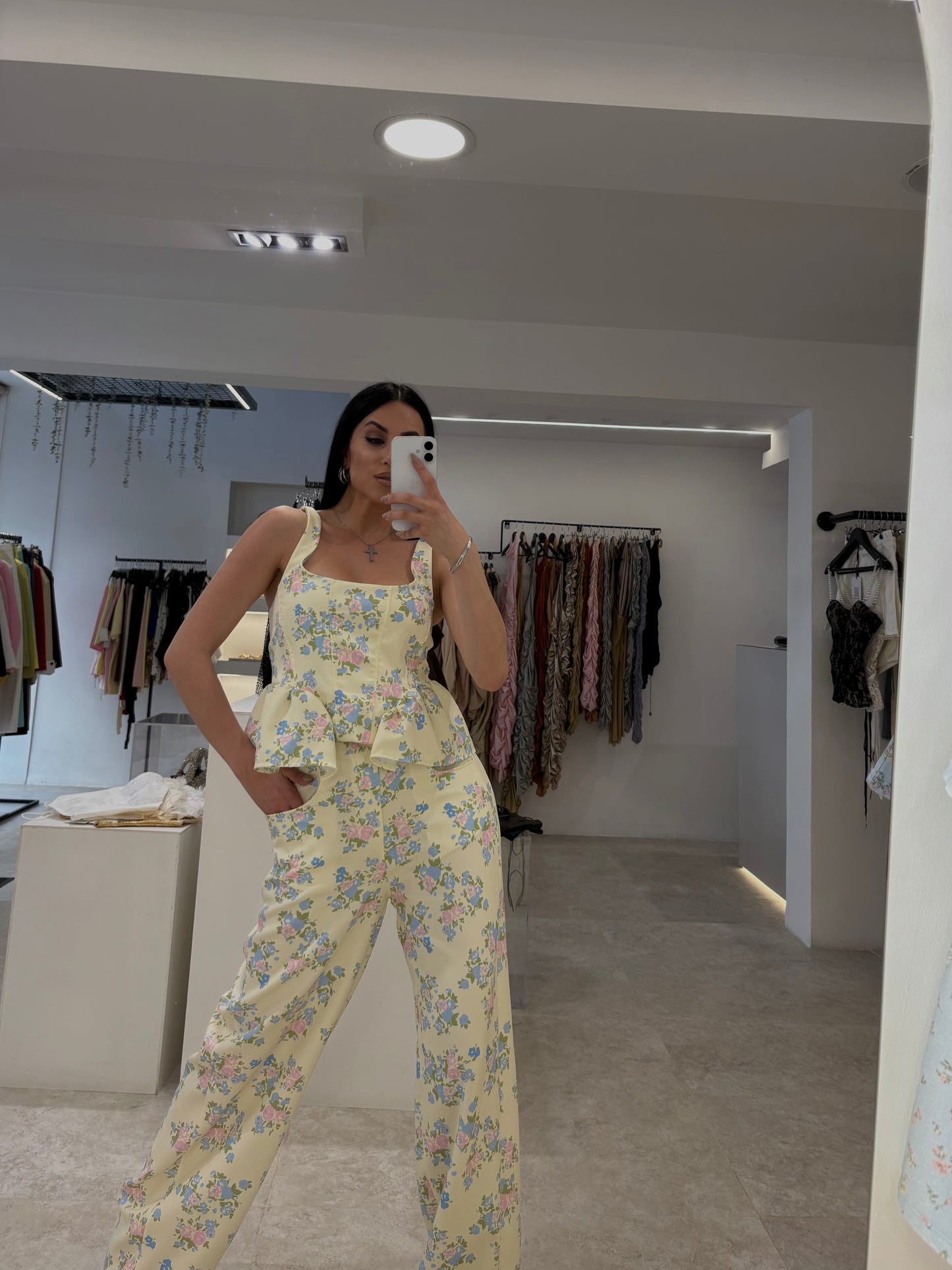 Yellow Floral Set
