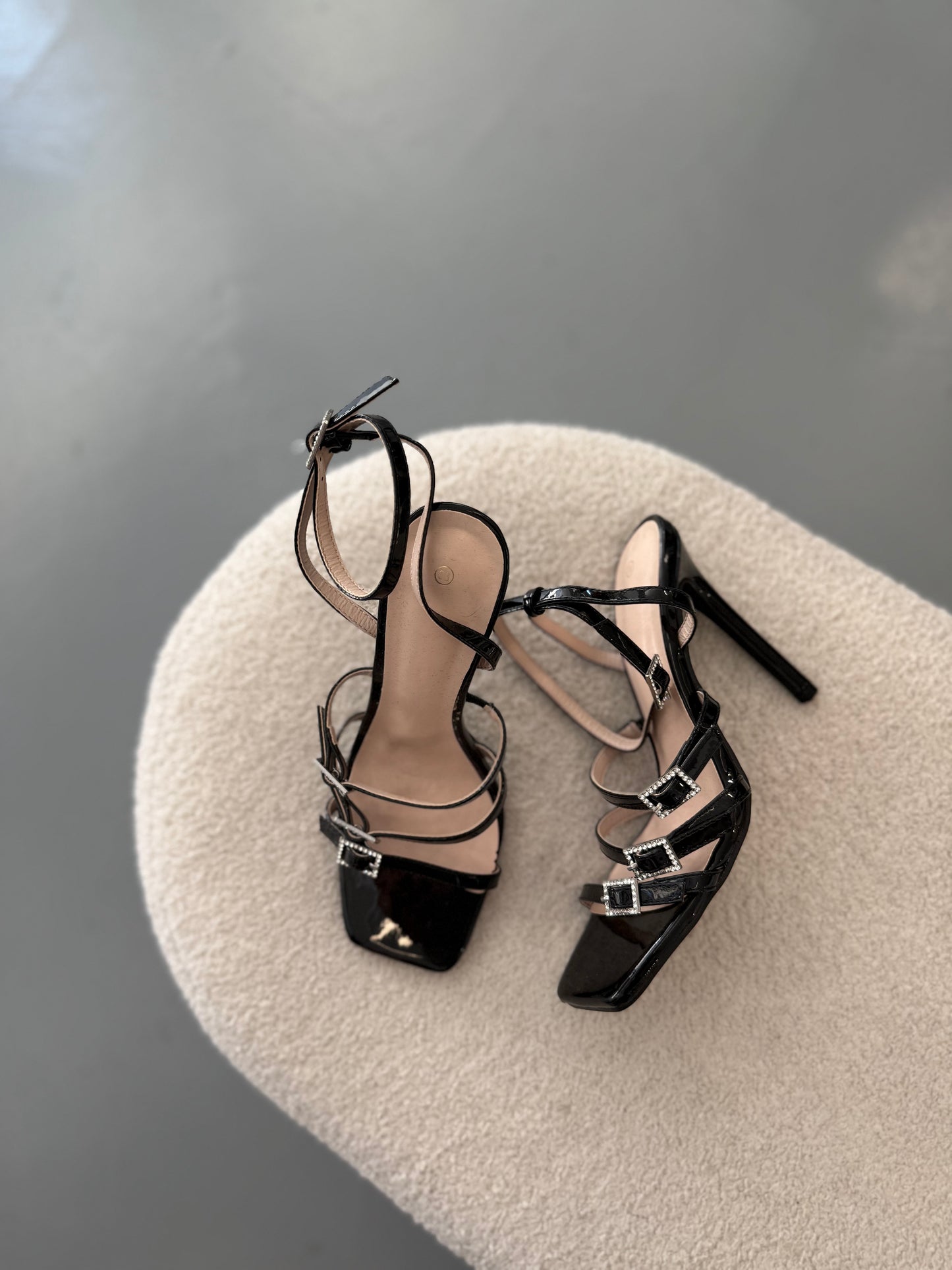 Black Heels With Straps