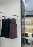 Mini Dress With Gold Buttons