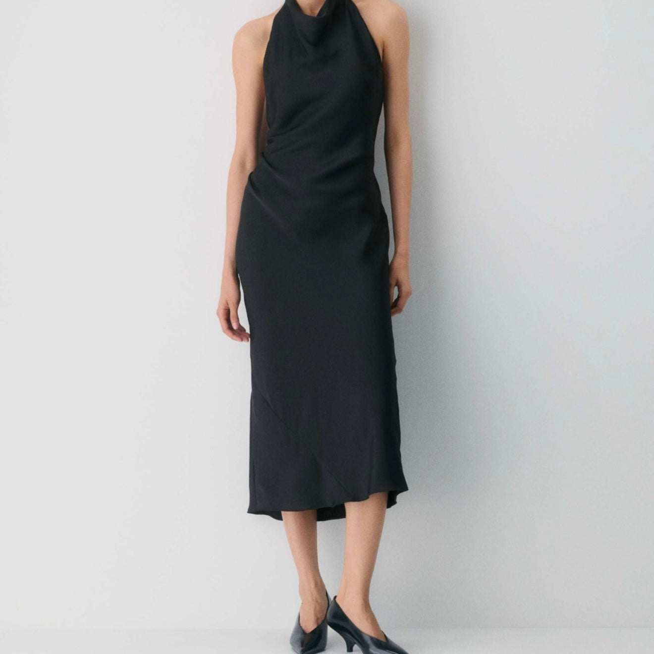 Midi Satin Dress