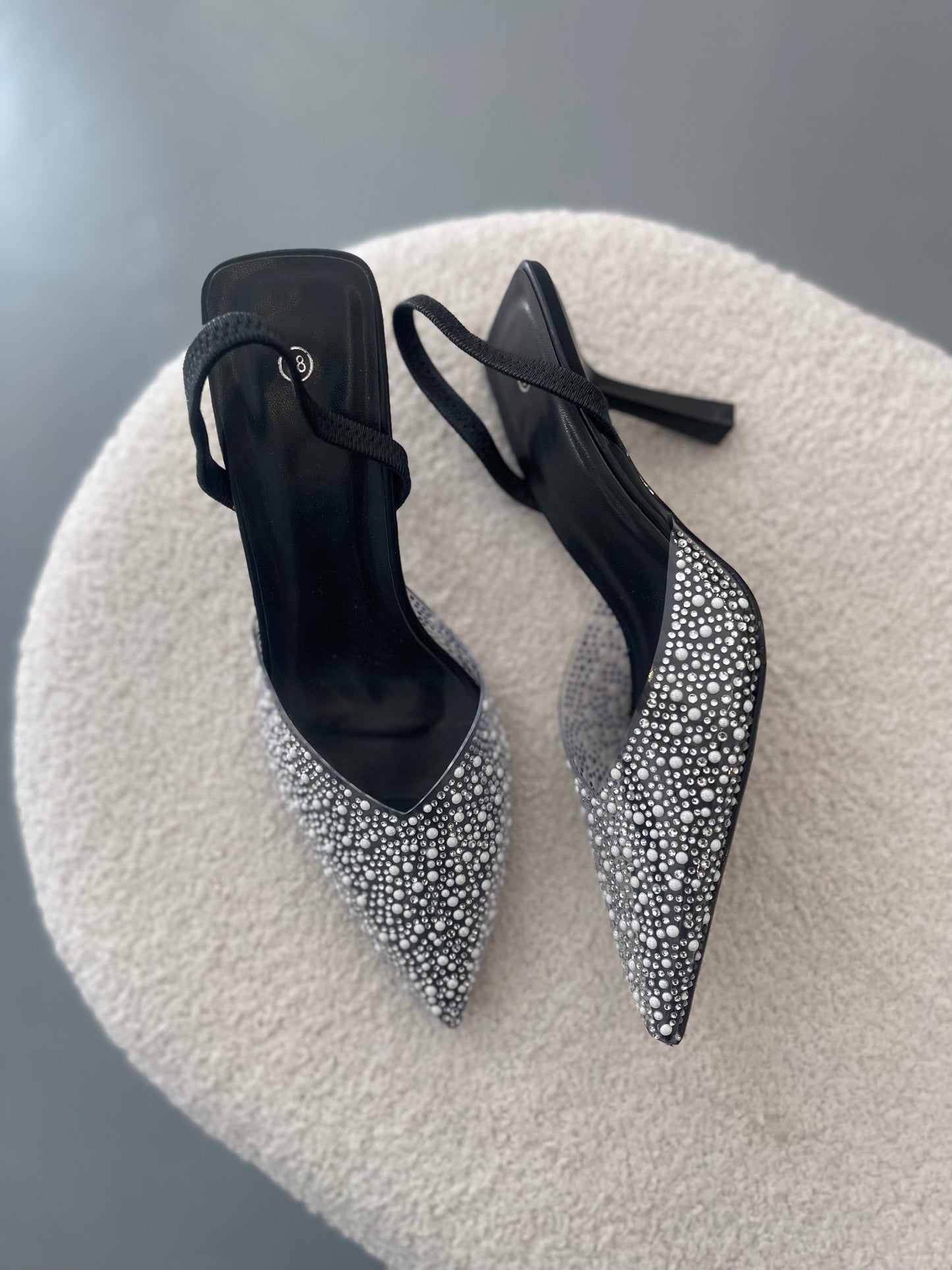 Perla Black Heels