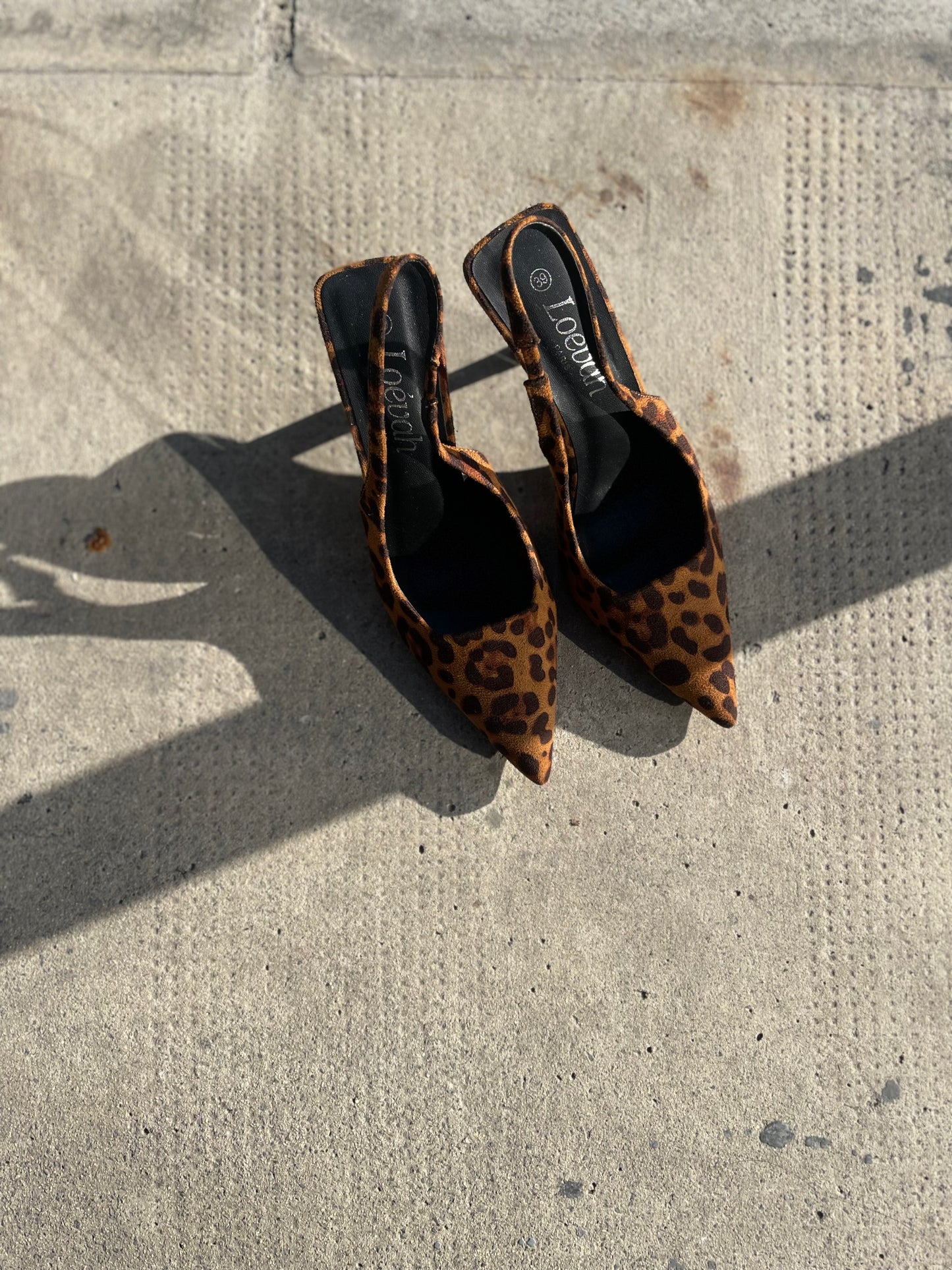 Leopard heels