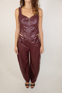 Leather Corset Set