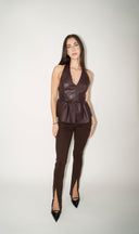 Leather Top