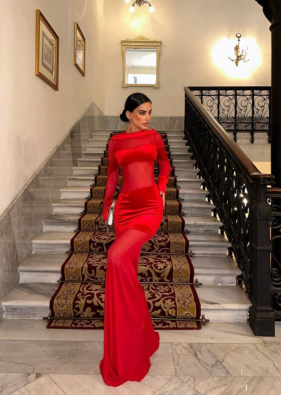 Emilia Exclusive Dress Red