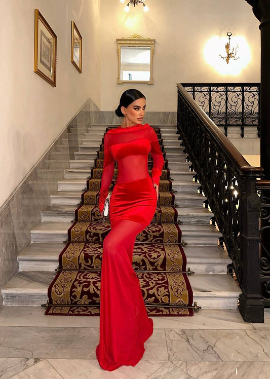 Emilia Exclusive Dress Red