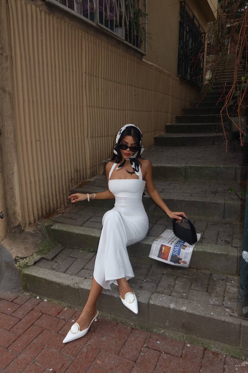 Emiliana Dress White